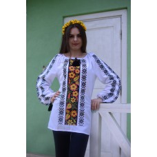 Embroidered blouse "Warm October"